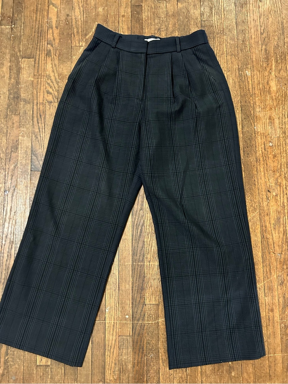 Abercrombie Curve Love A&F Sloane Tailored Wide Leg Pant 28S